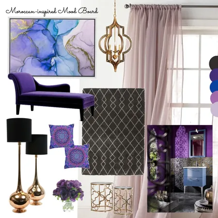 Moroccan-inspired Mood Board Interior Design Mood Board by Josephinek on Style Sourcebook