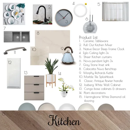 Kitchen Interior Design Mood Board by Monya on Style Sourcebook