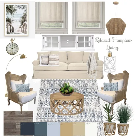 Relaxed Hampton Living Interior Design Mood Board by Complete Harmony Interiors on Style Sourcebook