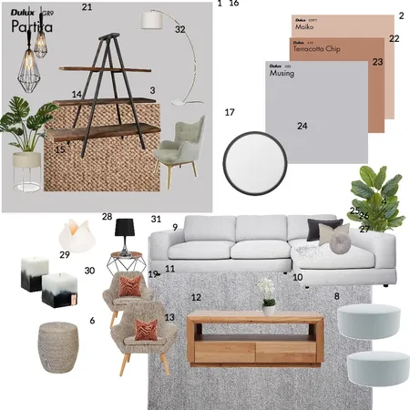 luxe scandinavian Interior Design Mood Board by Grey Edrosa Interiors on Style Sourcebook