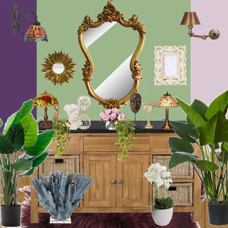 Cabinet Boho Decor Interior Design Mood Board by Mermaid on Style Sourcebook