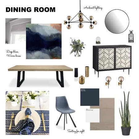 ID - Dining Room Interior Design Mood Board by hellodesign89 on Style Sourcebook