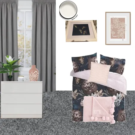 Toni's Bedroom Interior Design Mood Board by Joanne Marie Interiors on Style Sourcebook
