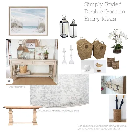 Debbie Goosen Entry v2 Interior Design Mood Board by Simply Styled on Style Sourcebook