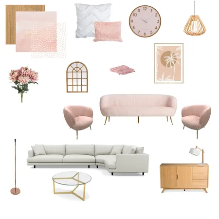 Pink Decor Room Interior Design Mood Board by Sarah Selvanayagam on Style Sourcebook