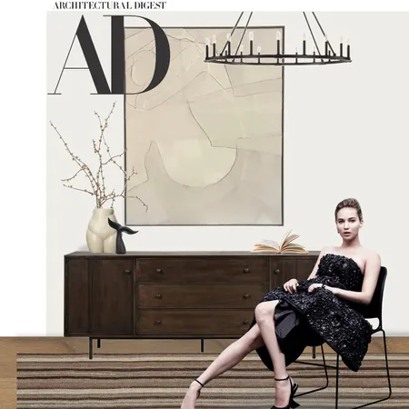 AD cover for study Interior Design Mood Board by Reka Fabian on Style Sourcebook