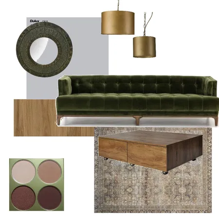 Olive sofa living room Interior Design Mood Board by Simona Jack on Style Sourcebook