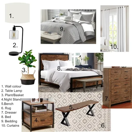 Vanessa Master Bedroom Interior Design Mood Board by styleyournest on Style Sourcebook