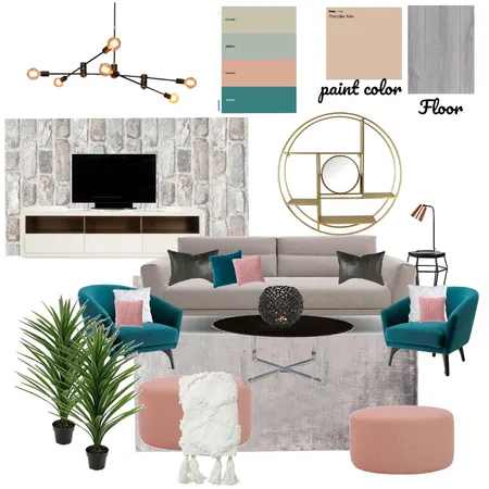 living room 1 Interior Design Mood Board by farah khaled on Style Sourcebook