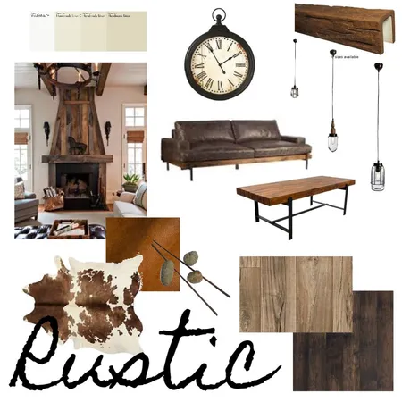 Rustic Interior Design Mood Board by eoreill2 on Style Sourcebook