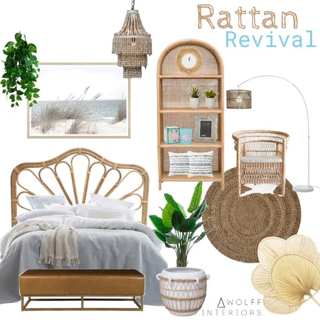 Rattan revival Interior Design Mood Board by awolff.interiors on Style Sourcebook