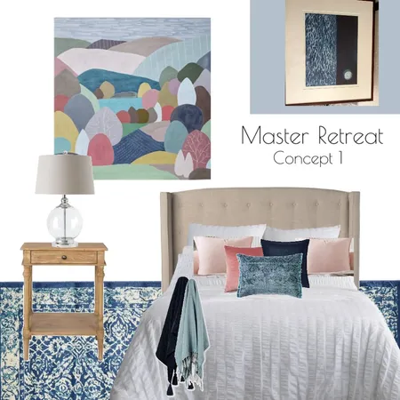 Warwick St Project - Master Retreat 1 Interior Design Mood Board by Blush Interior Styling on Style Sourcebook