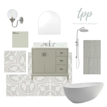 Herceg House - Sage bathroom Interior Design Mood Board by TheParkerProject on Style Sourcebook