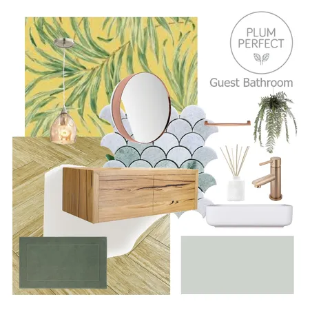 Assignment 9 - Guest Bathroom Interior Design Mood Board by plumperfectinteriors on Style Sourcebook