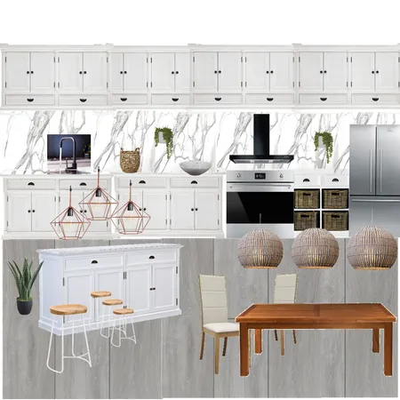 rustic modern kitchen Interior Design Mood Board by Grey Edrosa Interiors on Style Sourcebook