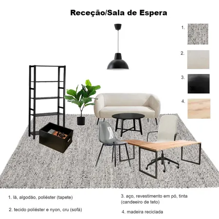 Moodboard Receção e sala de espera - coworking Interior Design Mood Board by carolina140699 on Style Sourcebook