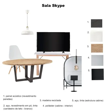 Moodboard sala skype -coworking Interior Design Mood Board by carolina140699 on Style Sourcebook