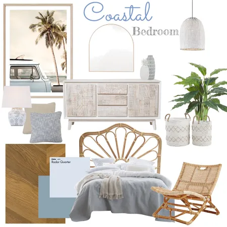 Coastal Bedroom Interior Design Mood Board by tailahw on Style Sourcebook