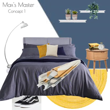 Max's Master 1 Interior Design Mood Board by Blush Interior Styling on Style Sourcebook