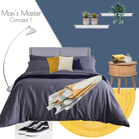 Max's Master 1 Interior Design Mood Board by Blush Interior Styling on Style Sourcebook