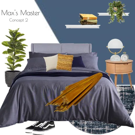 Max's Master 2 Interior Design Mood Board by Blush Interior Styling on Style Sourcebook