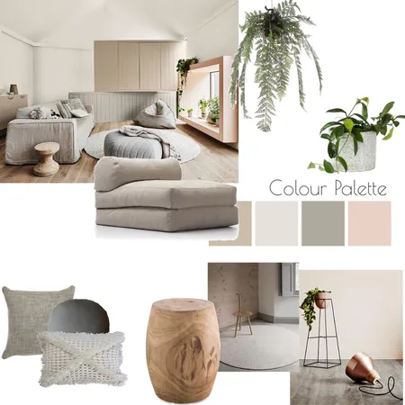 Pale Neutral Living Interior Design Mood Board by SSB on Style Sourcebook