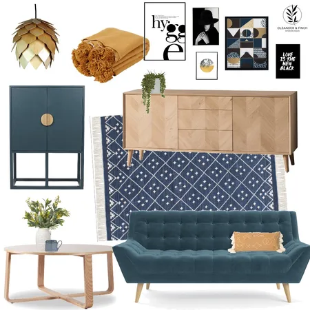 Scandi teal Interior Design Mood Board by Oleander & Finch Interiors on Style Sourcebook