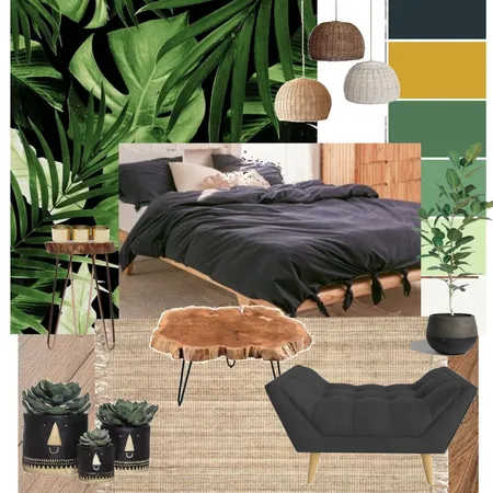 Midnight Tropics Interior Design Mood Board by JasonAndrea on Style Sourcebook