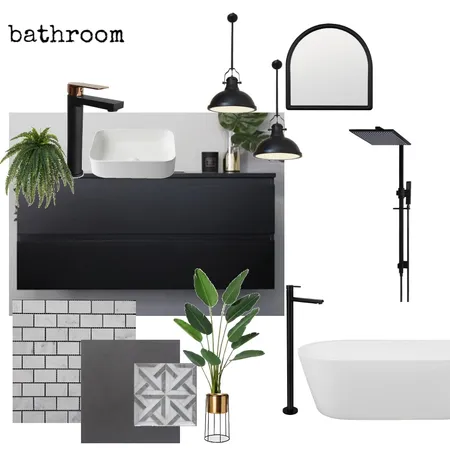 industrial bathroom Interior Design Mood Board by Charming Interiors by Kirstie on Style Sourcebook