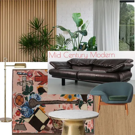 Mid Century Modern Interior Design Mood Board by wkamffer on Style Sourcebook