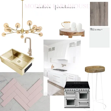 Modern Farmhouse Interior Design Mood Board by designedwithlove on Style Sourcebook