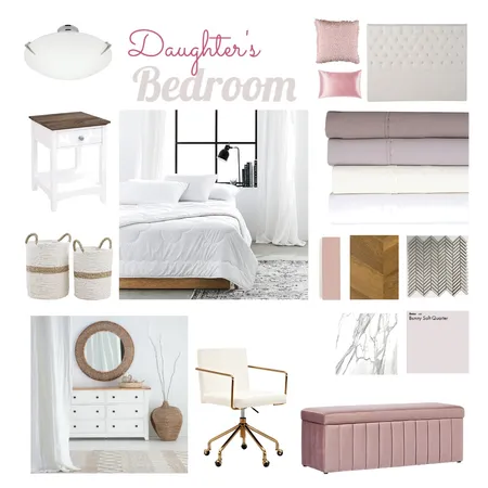 Girls Bedroom Interior Design Mood Board by Architect Nomnom on Style Sourcebook