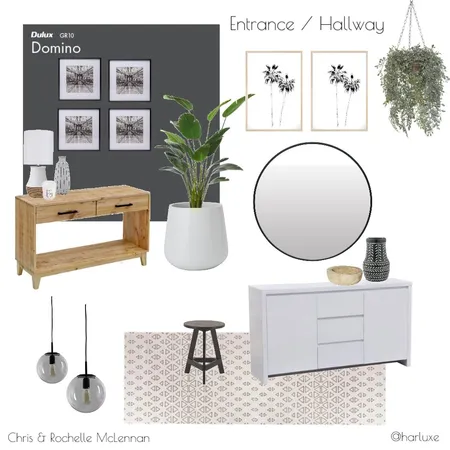 Rochelle - Entrance Interior Design Mood Board by Harluxe Interiors on Style Sourcebook
