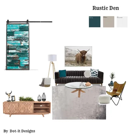 Rustic Den Interior Design Mood Board by MarquardtJess on Style Sourcebook
