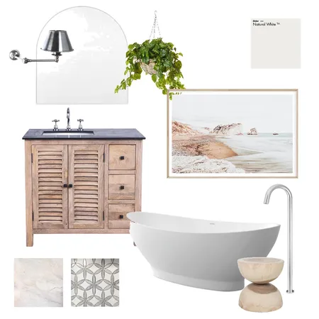 Coastal Bathroom Interior Design Mood Board by Hannahs Interiors on Style Sourcebook