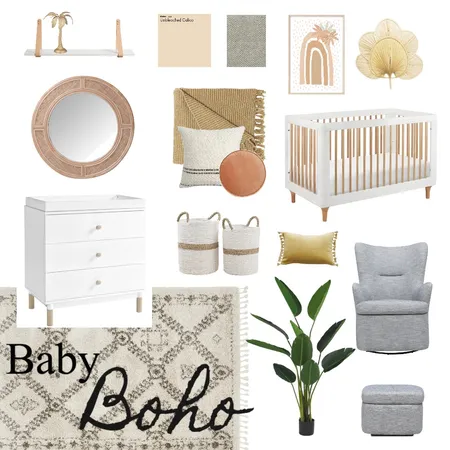 Baby Boho Interior Design Mood Board by blue-louie-style-hunter on Style Sourcebook