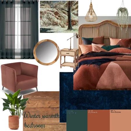 Winter warmth bedroom Interior Design Mood Board by Complete Harmony Interiors on Style Sourcebook