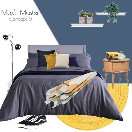 Max's Master 5 Interior Design Mood Board by Blush Interior Styling on Style Sourcebook