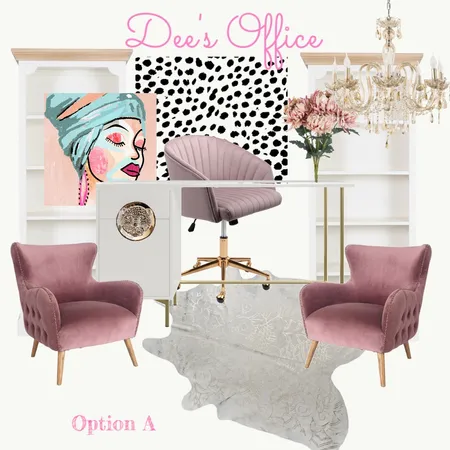 Dee's Office: Option A Interior Design Mood Board by Miss Micah J on Style Sourcebook