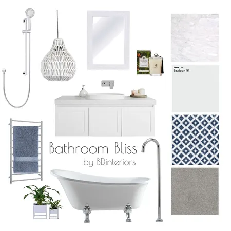 Bathroom Bliss Interior Design Mood Board by bdinteriors on Style Sourcebook