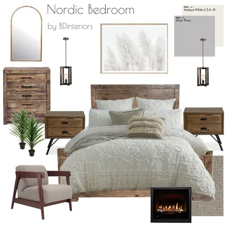 Nordic Bedroom Interior Design Mood Board by bdinteriors on Style Sourcebook