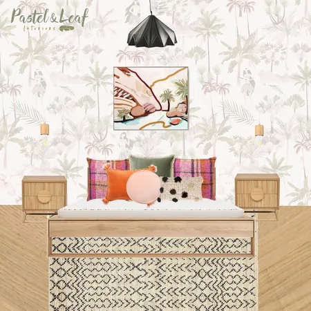 Palm River Bedroom Interior Design Mood Board by Pastel and Leaf Interiors on Style Sourcebook