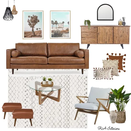Autumn Tone Living Room Interior Design Mood Board by RA Interiors on Style Sourcebook