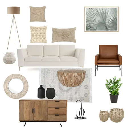 Living room- cream Interior Design Mood Board by Deborah's mood board on Style Sourcebook