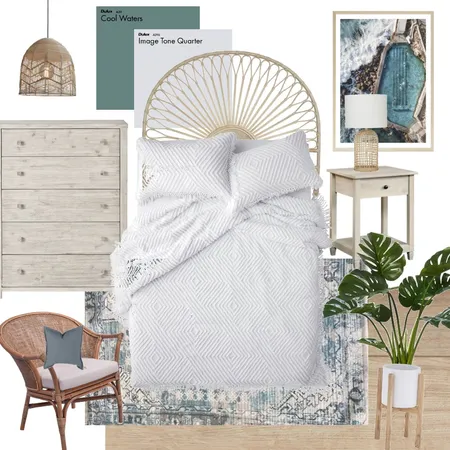 Coastal Bedroom Interior Design Mood Board by Ash Roughan on Style Sourcebook