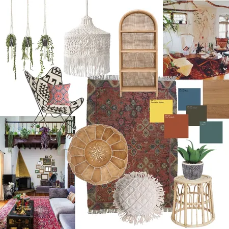Bohemian Interior Design Mood Board by jleetj on Style Sourcebook