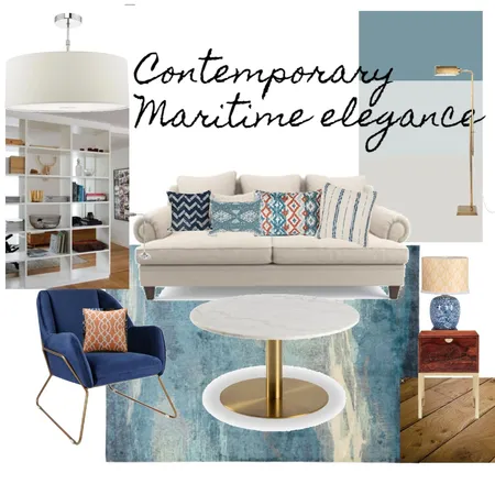 Maritime Elegance Interior Design Mood Board by Aoifek on Style Sourcebook