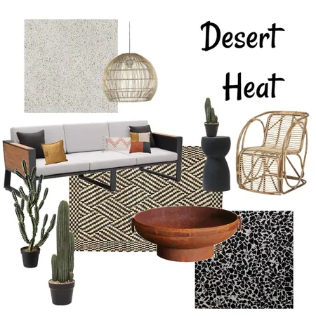 Desert Heat Interior Design Mood Board by hollyhallwachs on Style Sourcebook