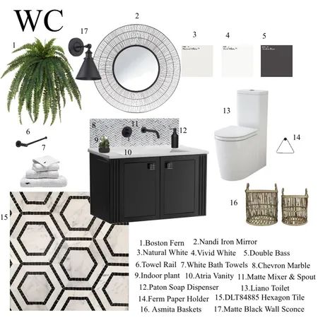 Module 9 WC Interior Design Mood Board by Calcarter on Style Sourcebook