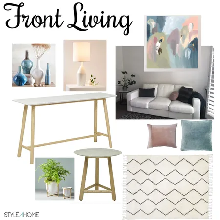 Living Room Example Interior Design Mood Board by Styleahome on Style Sourcebook